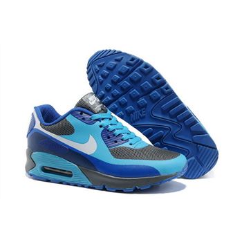 Nike Air Max 90 Hyp Frm Women Blue White Running Shoes Online Store